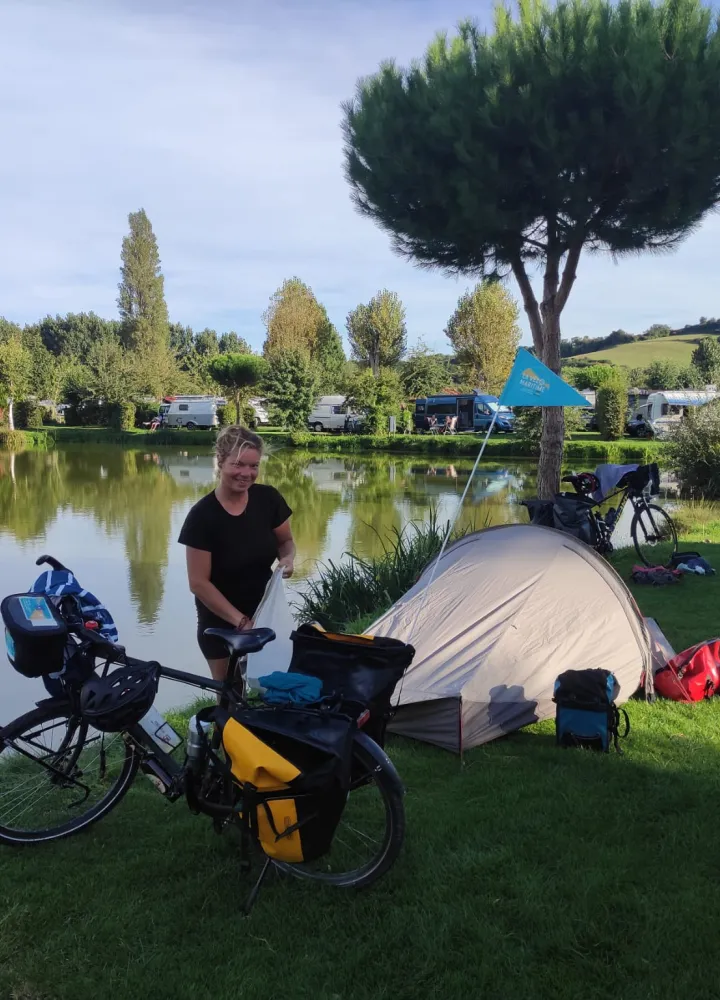 Camping sur La Vélomaritime