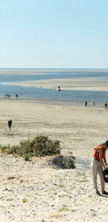 Die Dünenroute Route Blanche zwischen Le Hourdel und Cayeux-sur-Mer