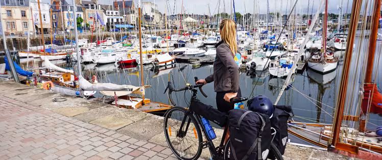 Port de Paimpol à vélo