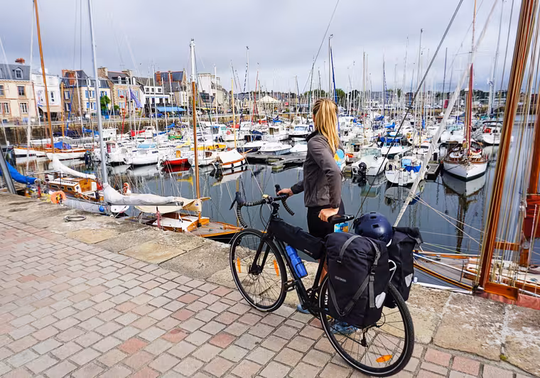 Port de Paimpol à vélo