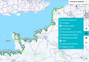 répérer les services accueil vélo vélomaritime