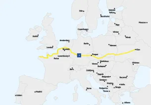 Eine Radroute quer durch Europa