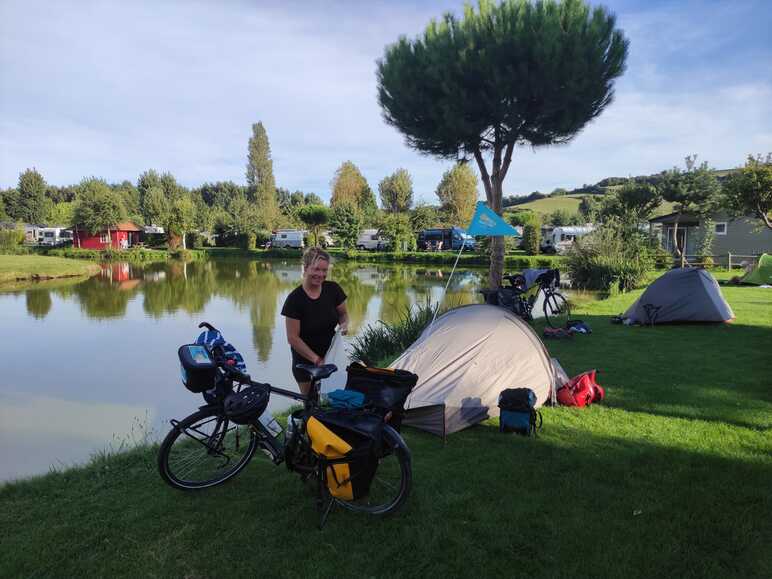 Camping sur La Vélomaritime